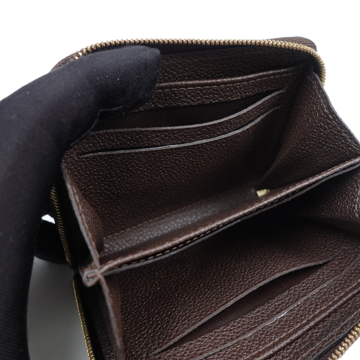 Pre-Owned Louis Vuitton Portefeuille Secret Brown Calfskin Wallet T10414360