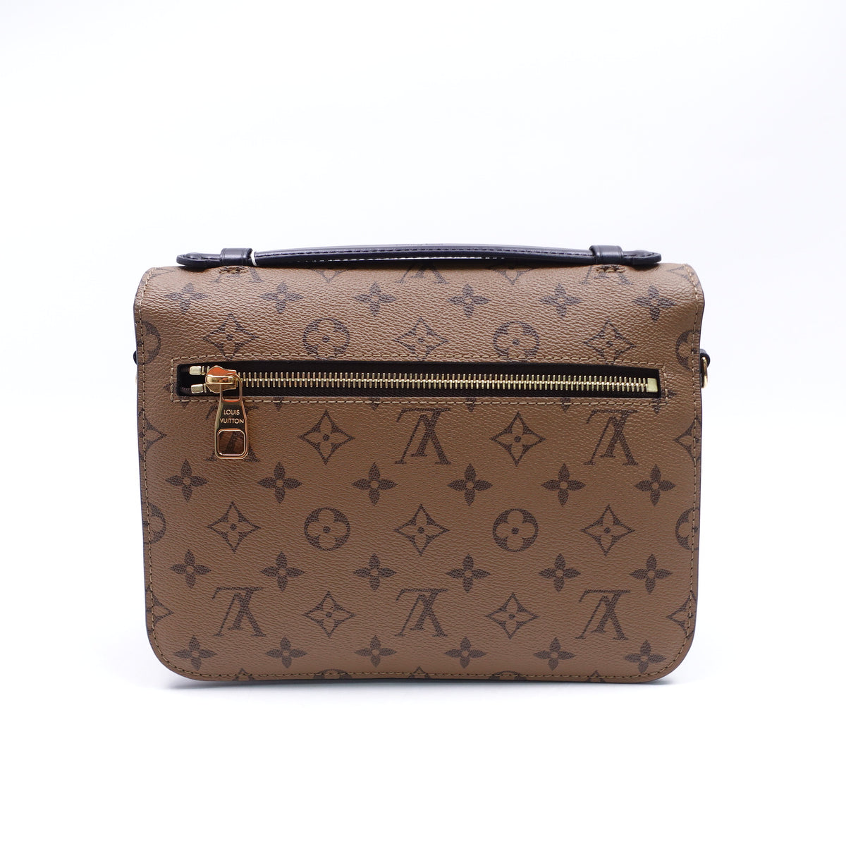 Pre-Owned Louis Vuitton Pochette Metis Brown Monogram Canvas Shoulder Bag T10414839