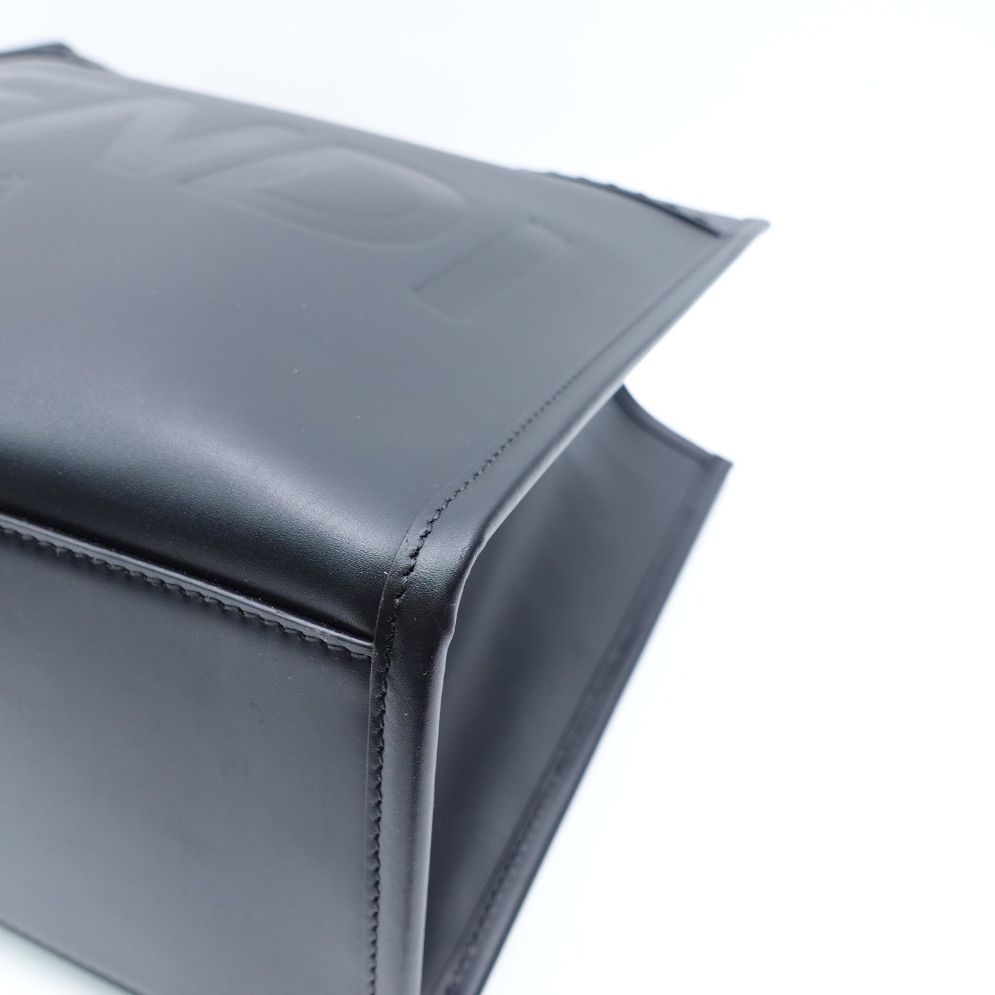 Fendi Sunshine Medium Black Calfskin Leather Shoulder Bag T10414954