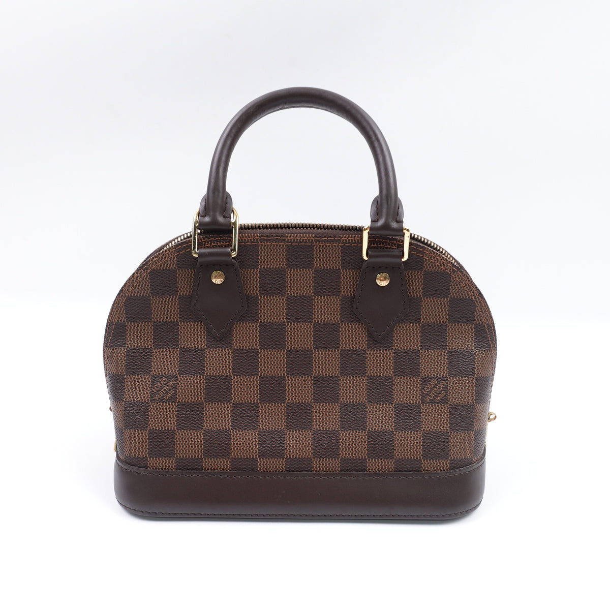 Pre-Owned Louis Vuitton Alma BB Brown Damier Ebene Canvas Shoulder Bag T10416083