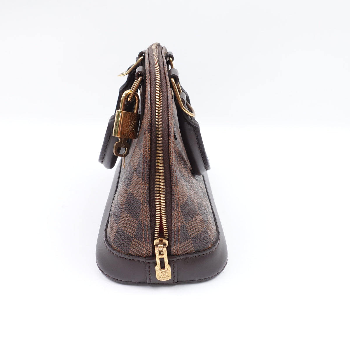 Pre-Owned Louis Vuitton Alma BB Brown Damier Ebene Canvas Shoulder Bag T10416083