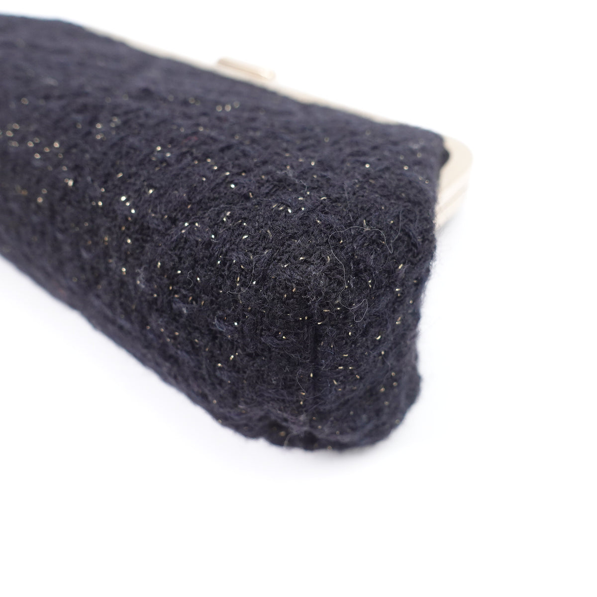 Chanel Black Tweed Clutch T10415653