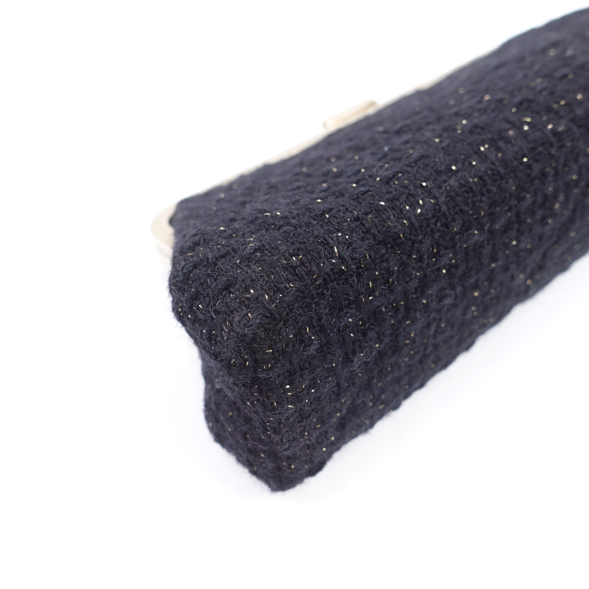 Chanel Black Tweed Clutch T10415653