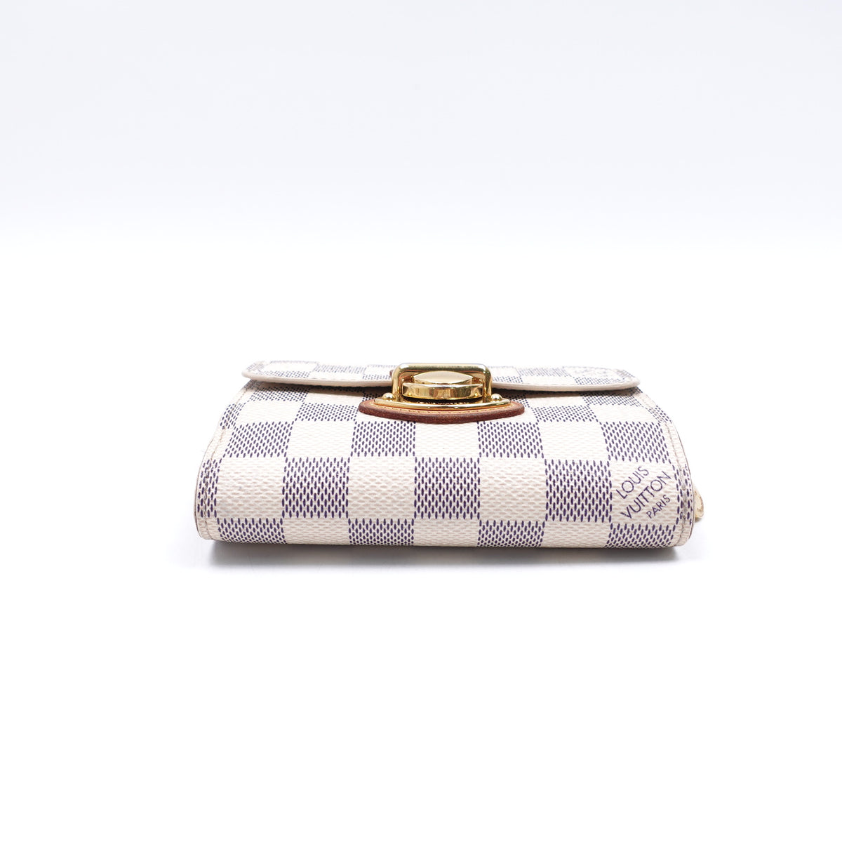 Pre-Owned Louis Vuitton JOEY Damie Azur Canvasa Wallet T10416325