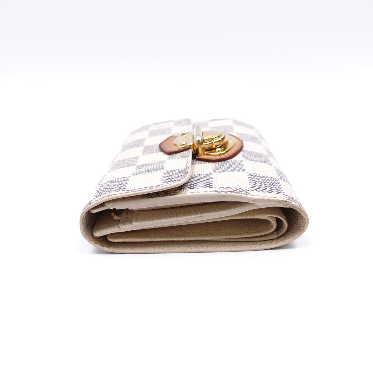 Pre-Owned Louis Vuitton JOEY Damie Azur Canvasa Wallet T10416325