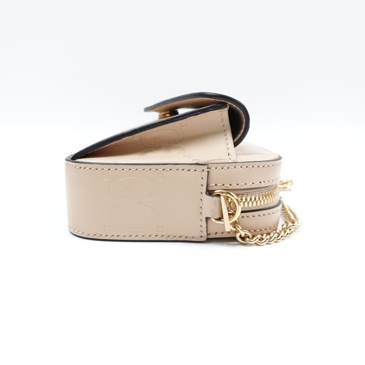 Gucci Milk Tea Calfskin Leather Shoulder Bag T10417953