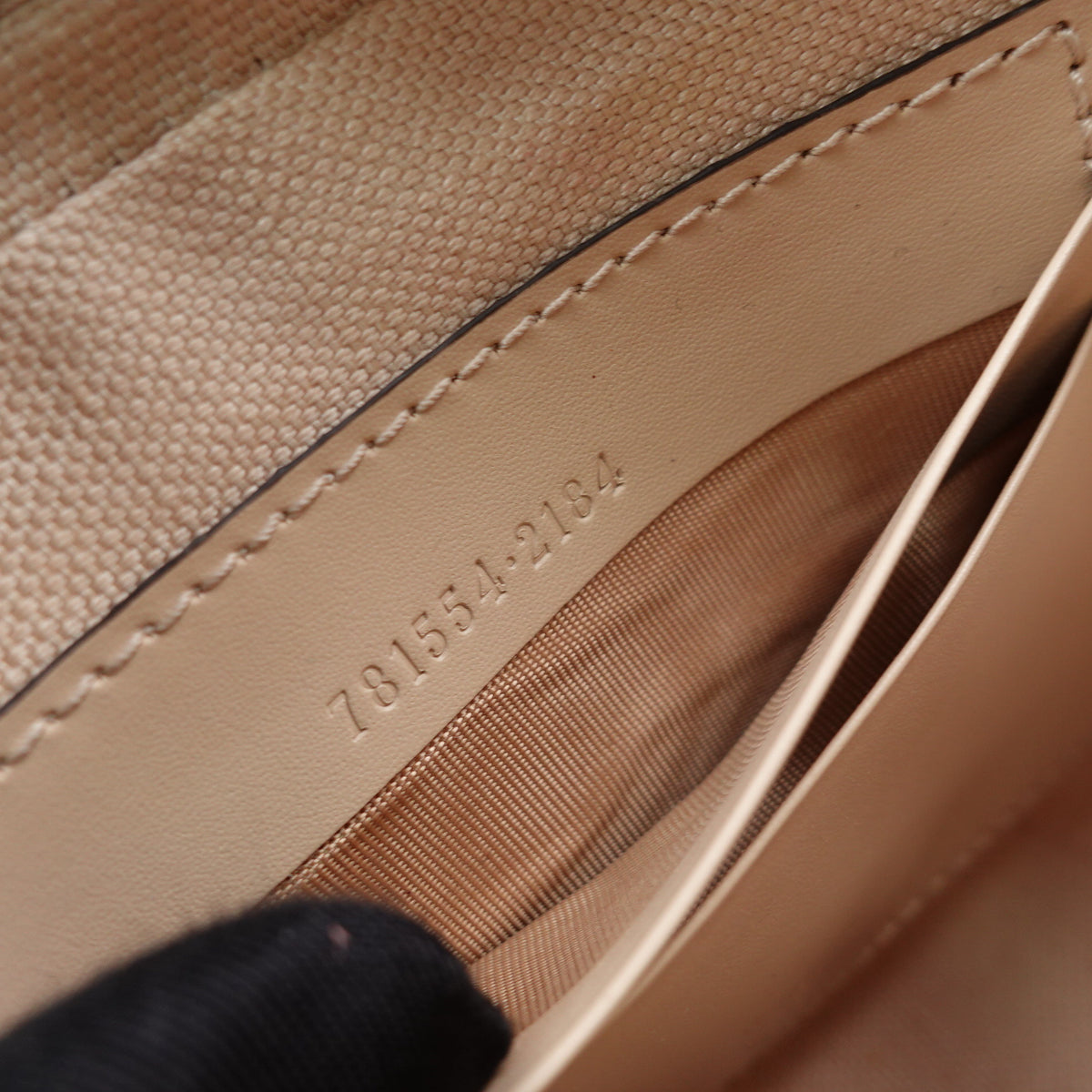 Gucci Milk Tea Calfskin Leather Shoulder Bag T10417953