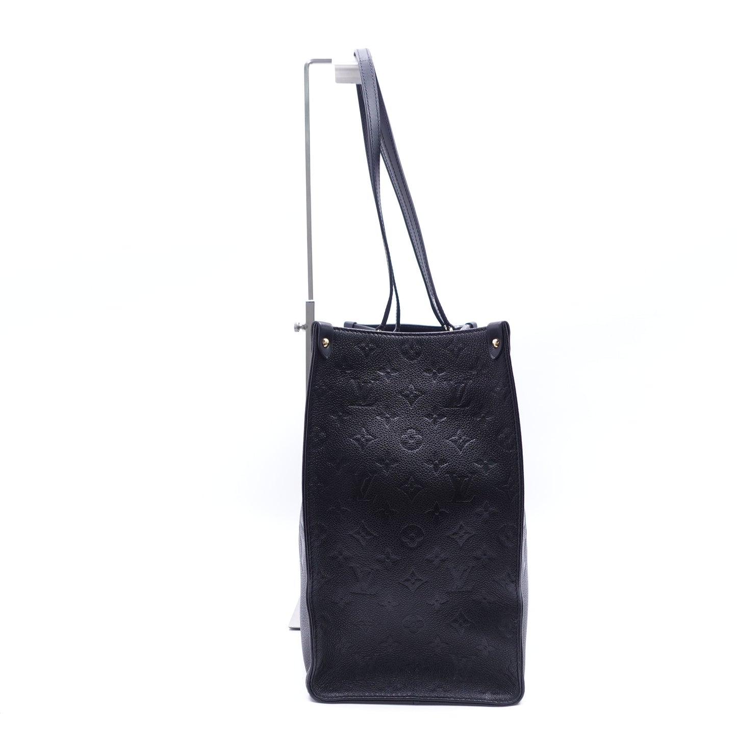 Pre-Owned Louis Vuitton Onthego GM Black Calfskin Leather Tote T10419705