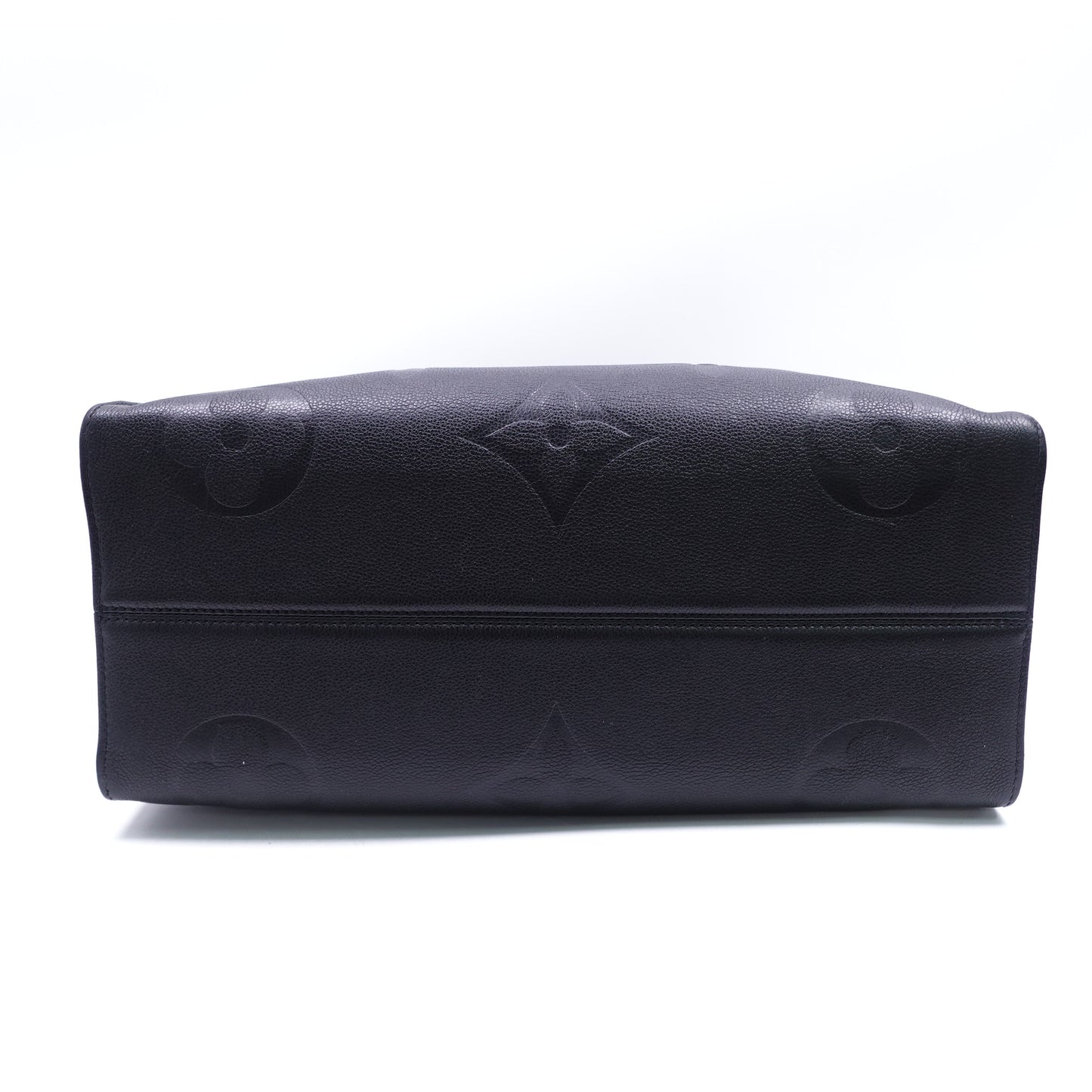 Pre-Owned Louis Vuitton Onthego GM Black Calfskin Leather Tote T10419705