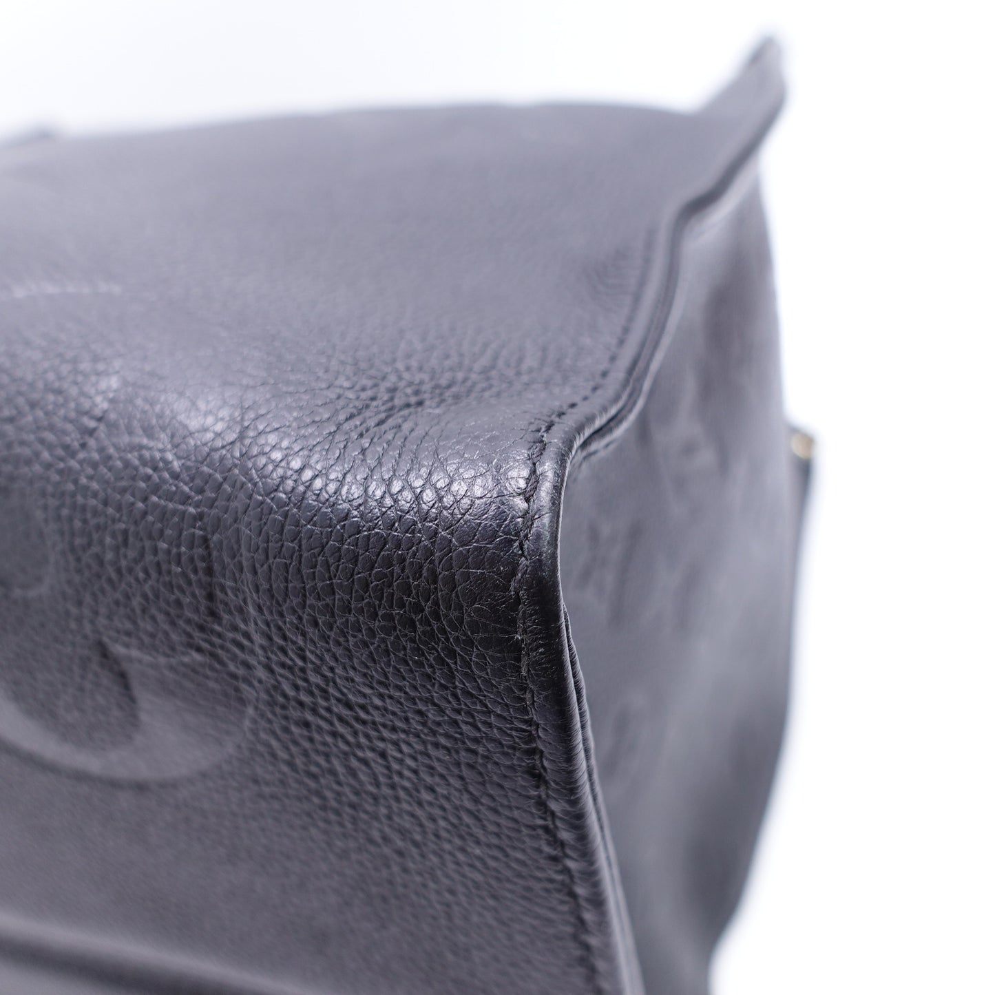 Pre-Owned Louis Vuitton Onthego GM Black Calfskin Leather Tote T10419705