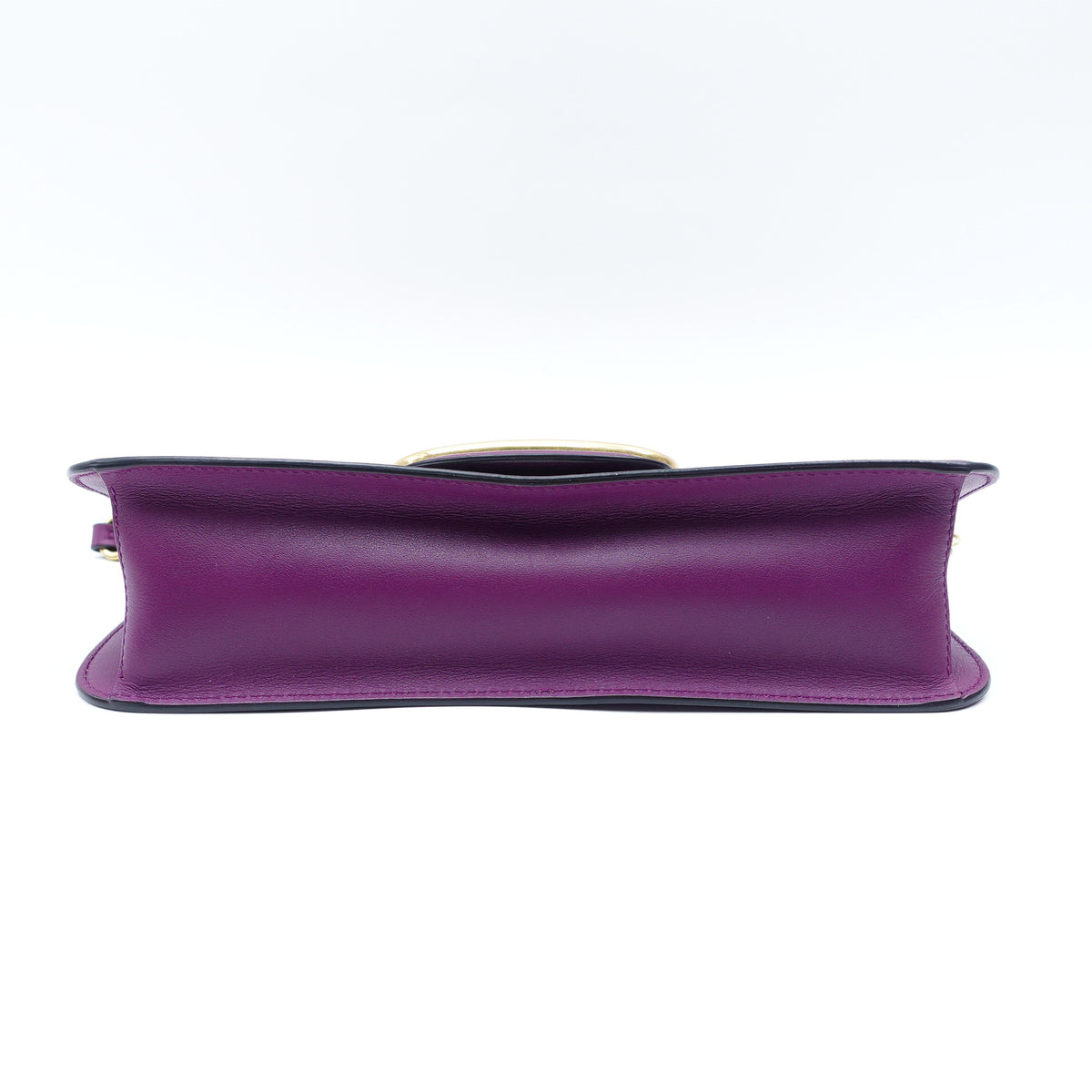 Pre-Owned Valentino Garavani Locò Purple Calfskin Shoulder Bag T10420647