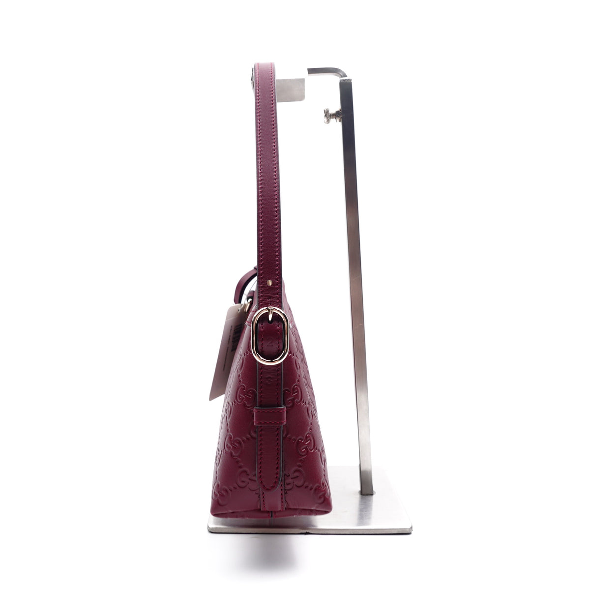 Pre-Owned Gucci Burgundy Calfskin Leather Shoulder Bag T10421970