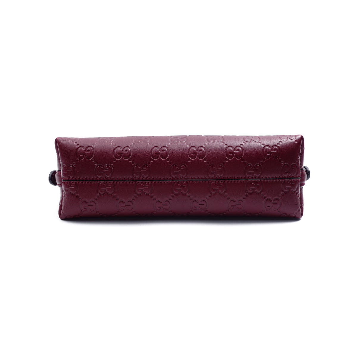Pre-Owned Gucci Burgundy Calfskin Leather Shoulder Bag T10421970