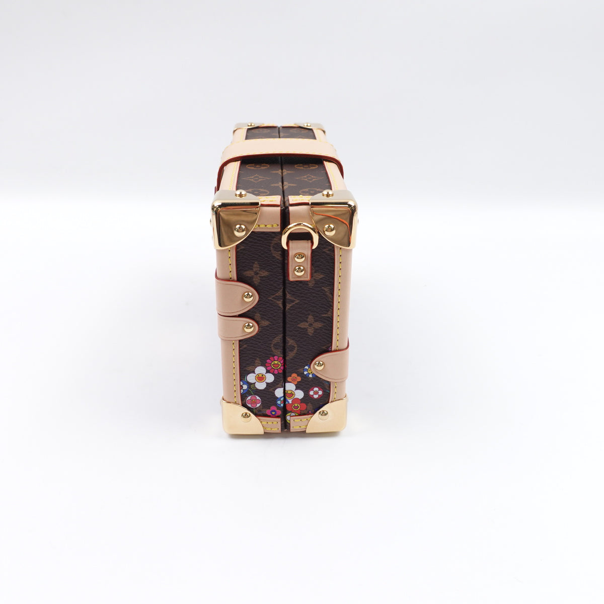 Pre-Owned Louis Vuitton Petite Malle Brown Monogram Canvas Shoulder Bag T10422515