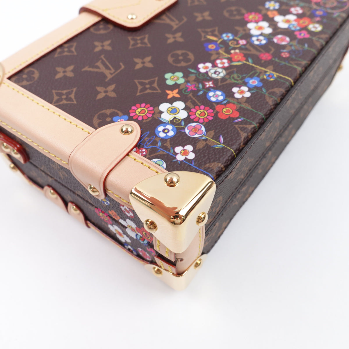 Pre-Owned Louis Vuitton Petite Malle Brown Monogram Canvas Shoulder Bag T10422515