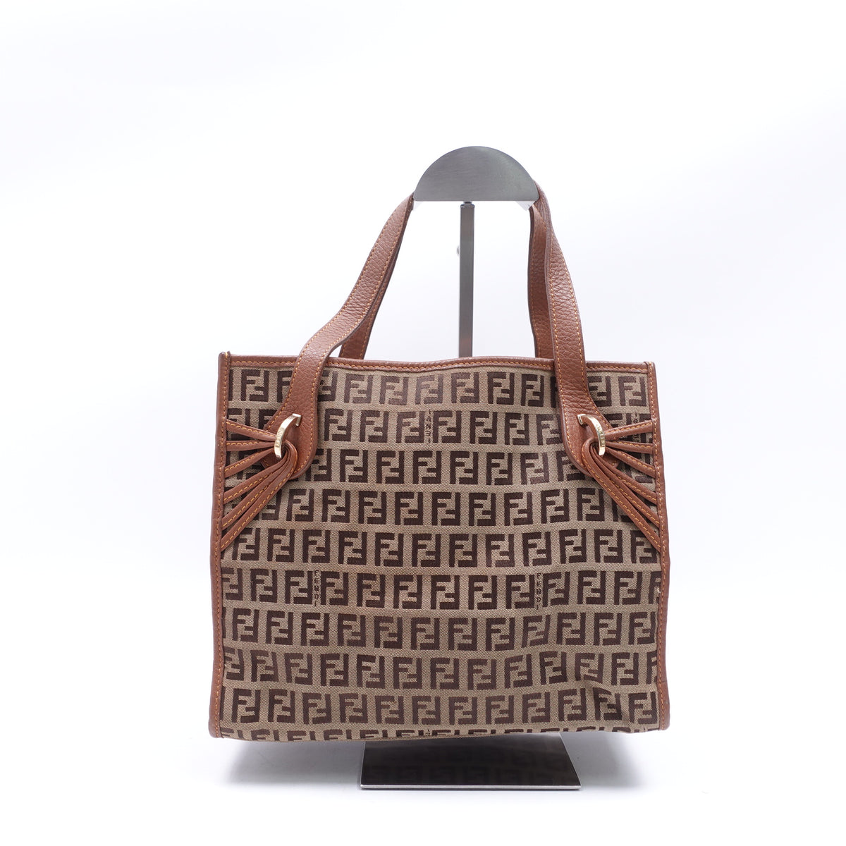 【DEAL】Pre-Owned Fendi Brown Canvas Tote Bag T10420846