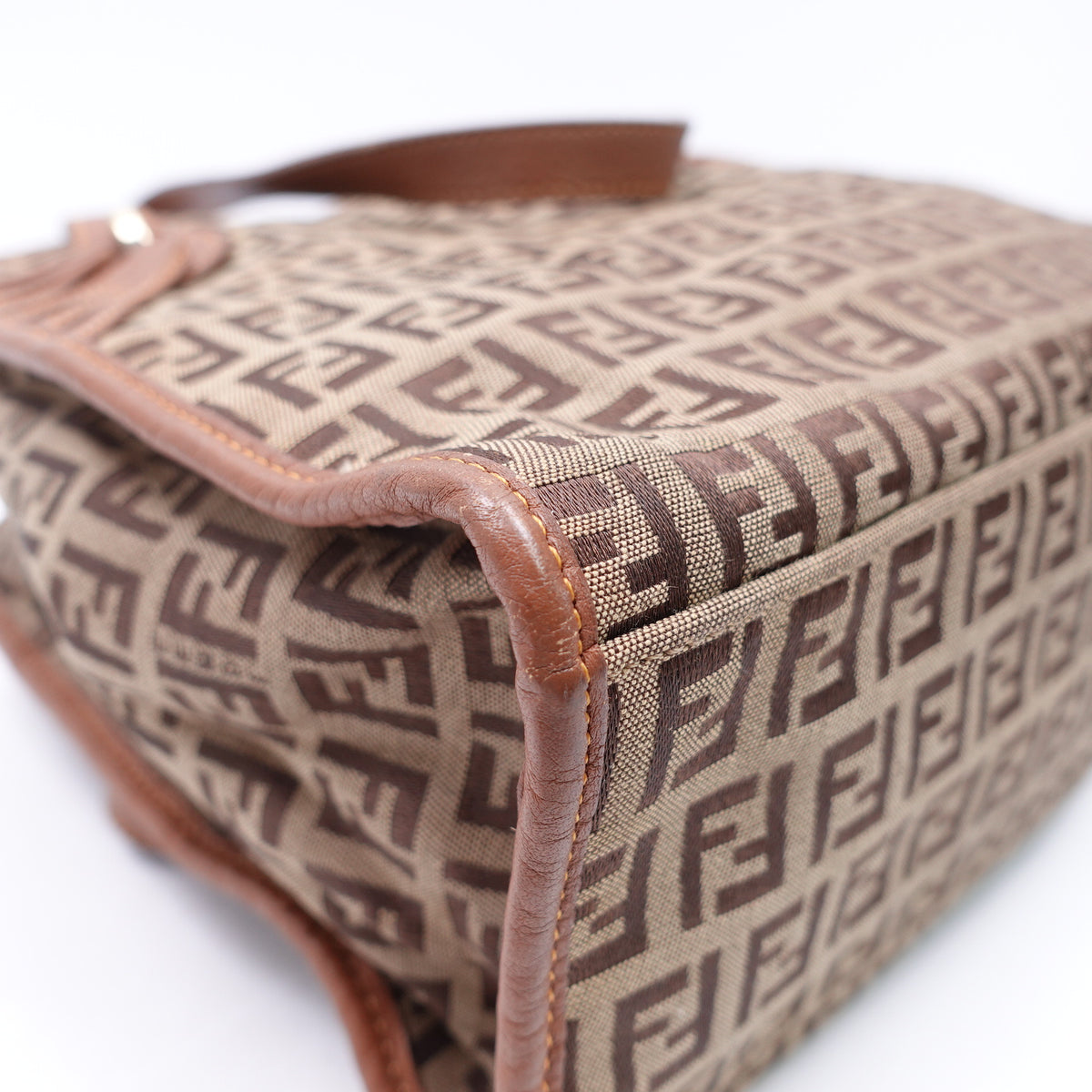 【DEAL】Pre-Owned Fendi Brown Canvas Tote Bag T10420846