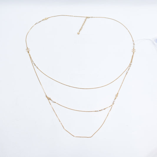 Pre-Owned Chanel Gold Metal Necklace T10426293