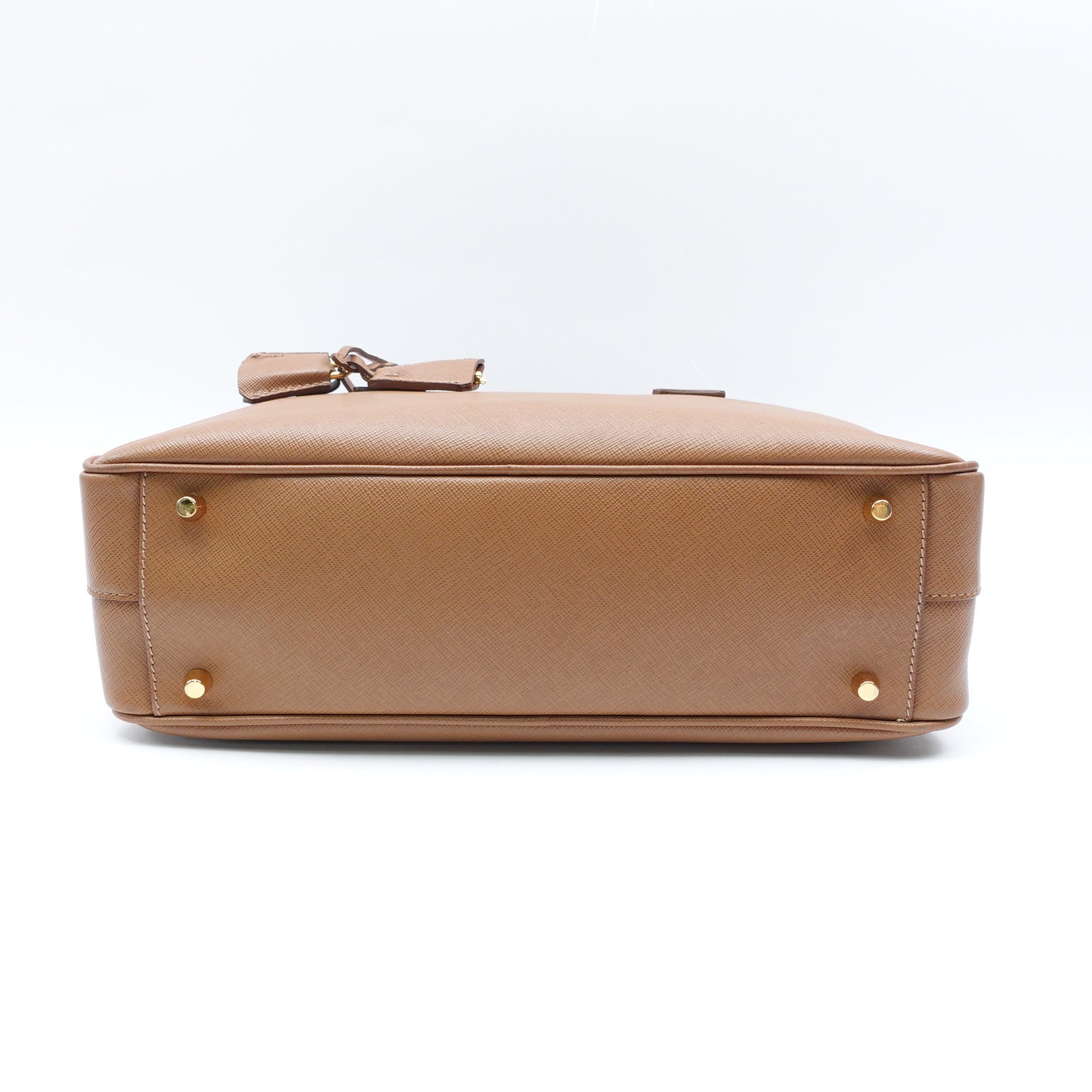 Pre-Owned Prada Brown Saffiano Shoulder Bag T10424867