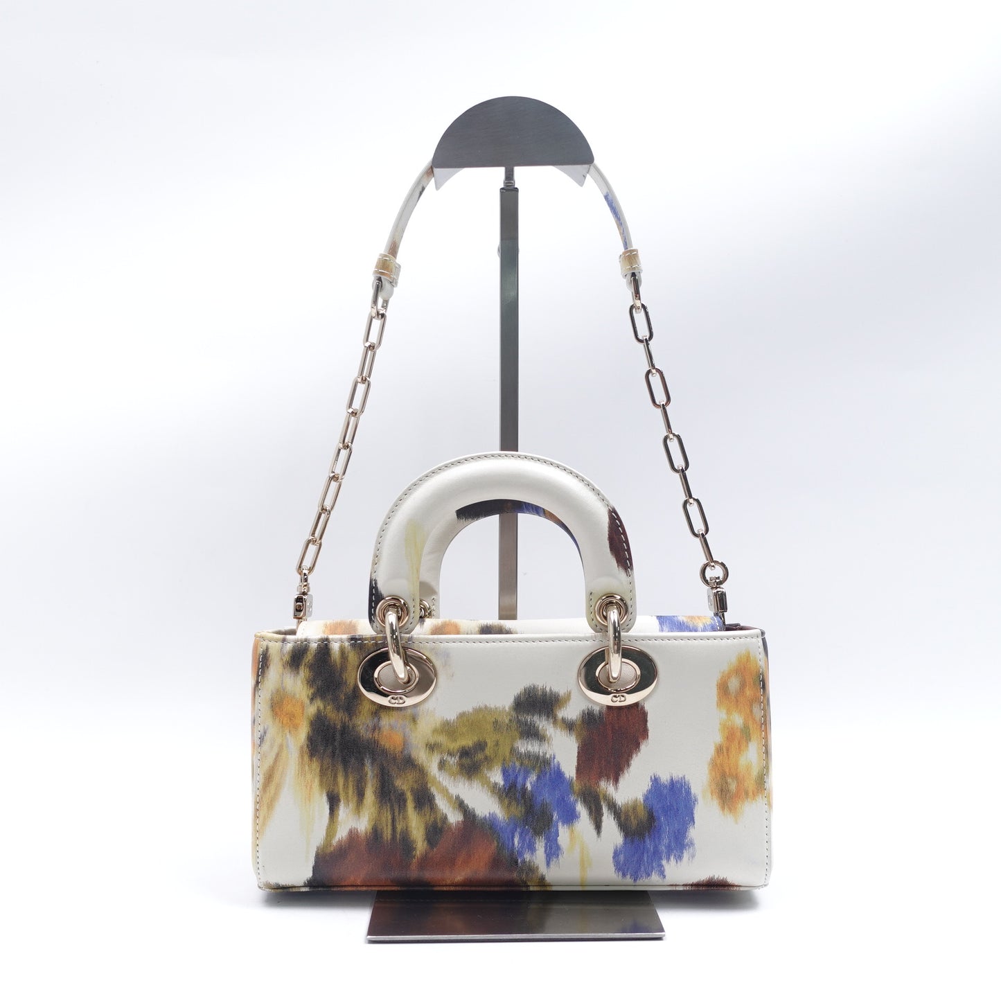 Pre-Owned Dior Lady D-Joy Multicolor Calfskin Leather Shoulder Bag T10426145