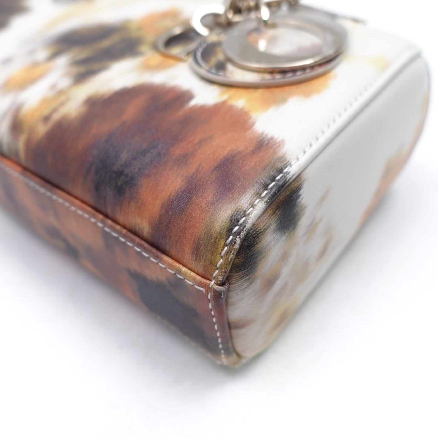 Pre-Owned Dior Lady D-Joy Multicolor Calfskin Leather Shoulder Bag T10426145