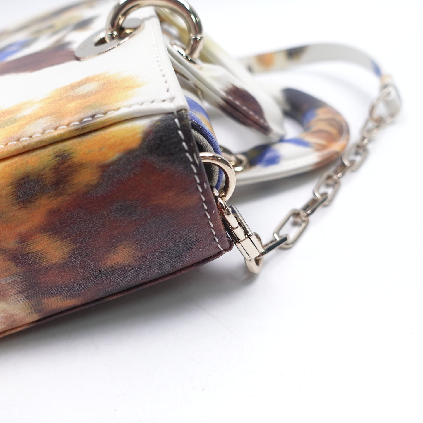 Pre-Owned Dior Lady D-Joy Multicolor Calfskin Leather Shoulder Bag T10426145