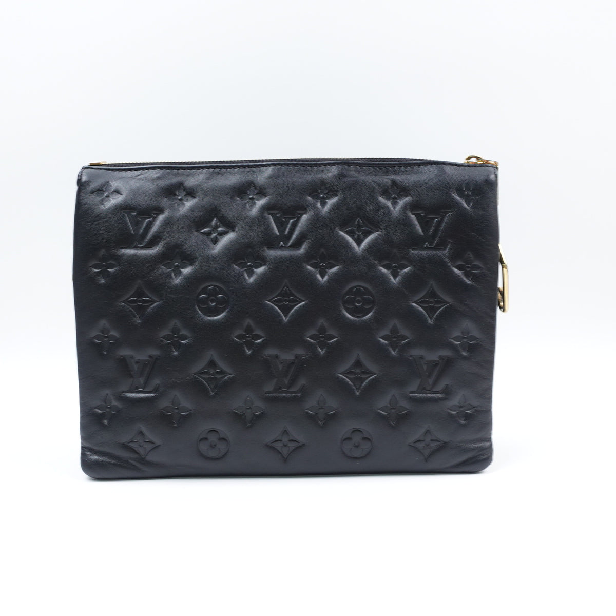 Pre-Owned Louis Vuitton Coussin Black Lambskin Leather Shoulder Bag T10425839