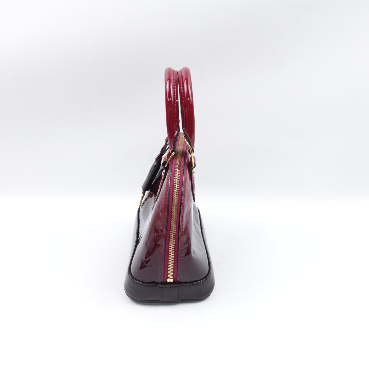 Pre-Owned Louis Vuitton Alma Burgundy Vernis Shoulder Bag T10427138