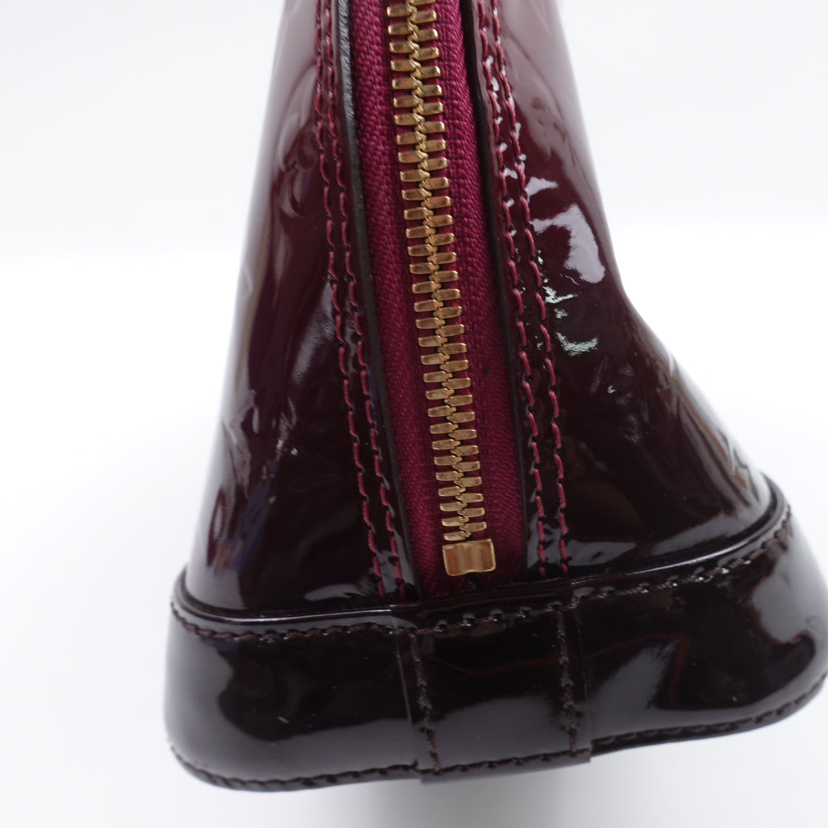 Pre-Owned Louis Vuitton Alma Burgundy Vernis Shoulder Bag T10427138