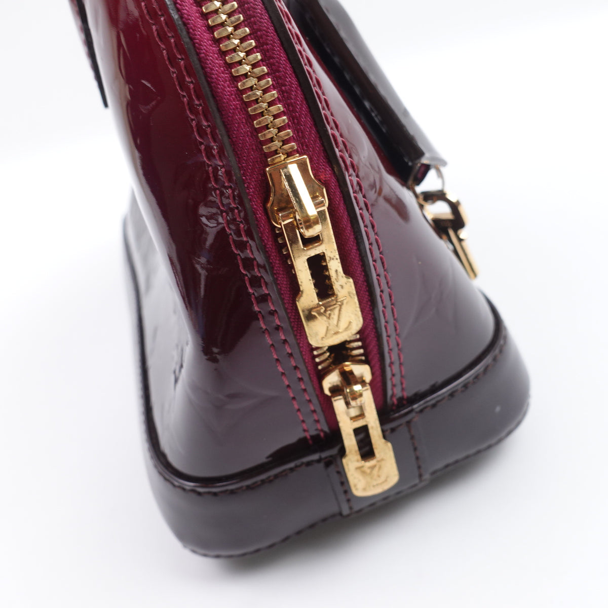Pre-Owned Louis Vuitton Alma Burgundy Vernis Shoulder Bag T10427138