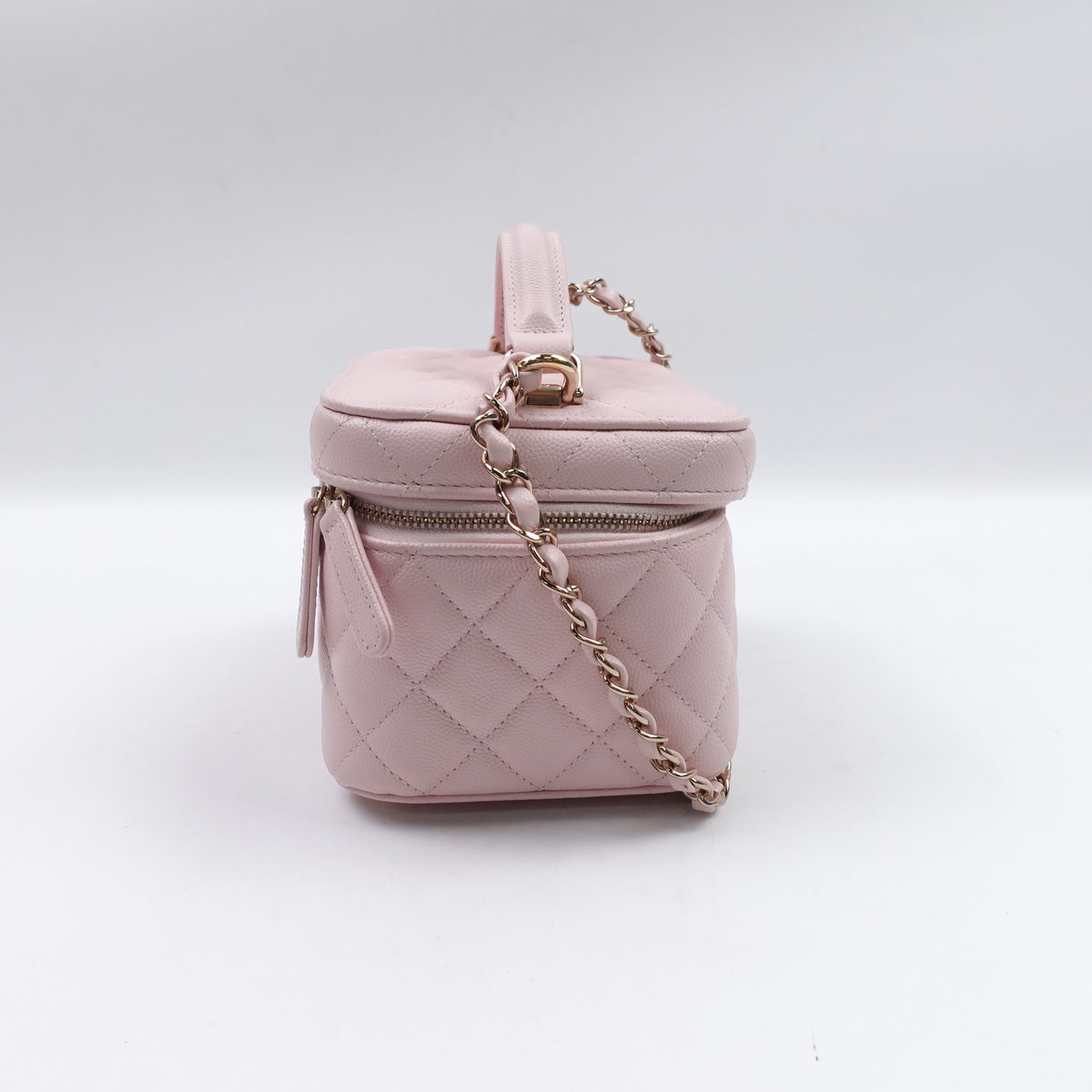 Chanel Vanity Case Pink Caviar Shoulder Bag T10426803