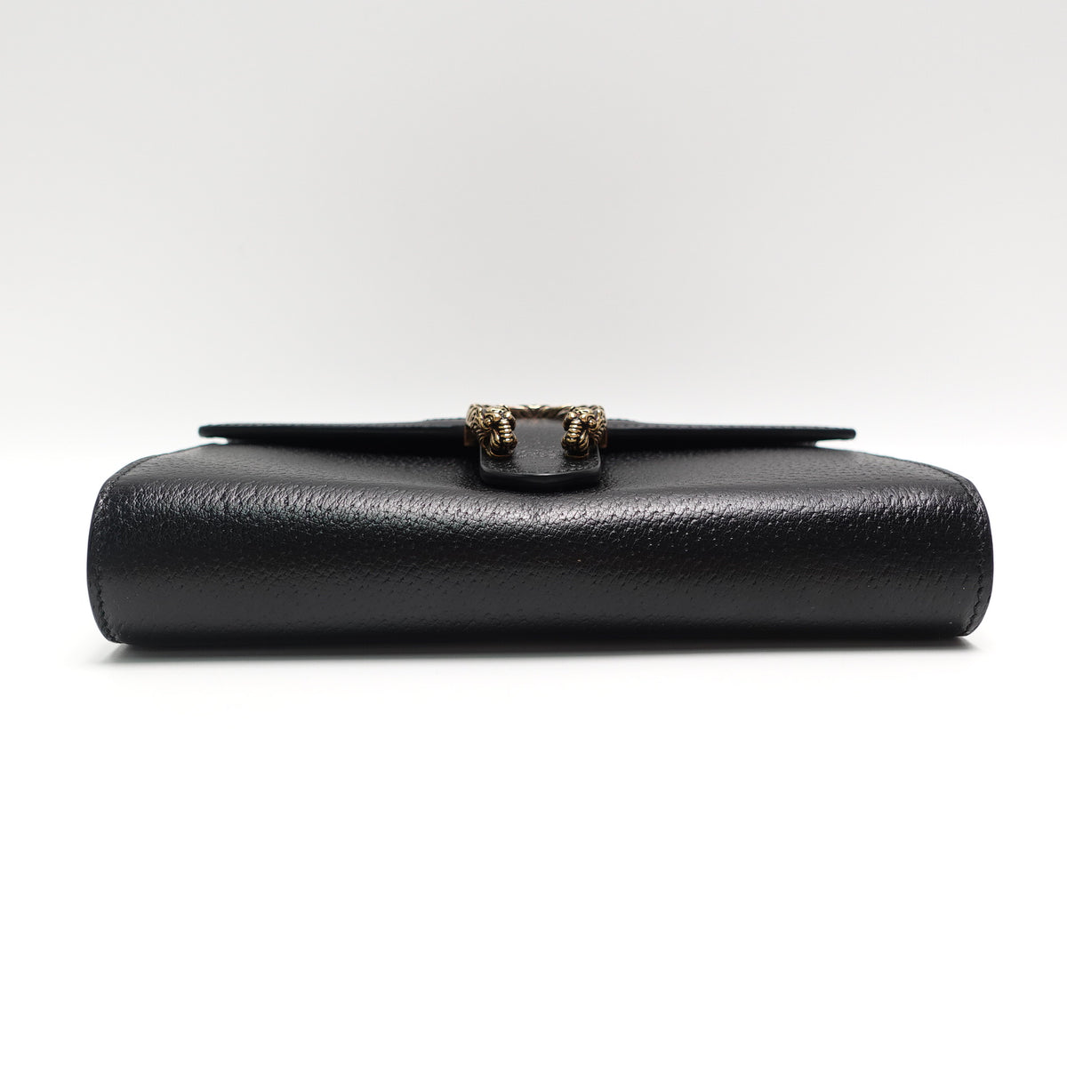 Pre-Owned Gucci Dionysus WOC Black Cafskin Leather Shoulder Bag T10429903