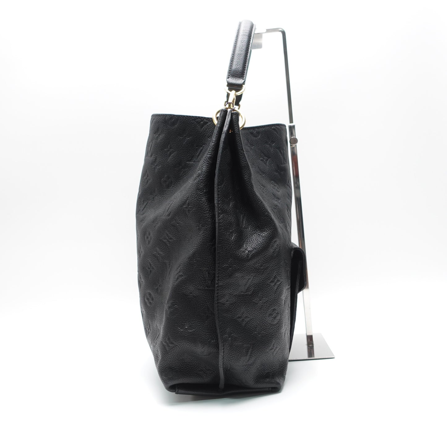 Pre-Owned Louis Vuitton Metis Black Calfskin Leather Shoulder Bag T10432921