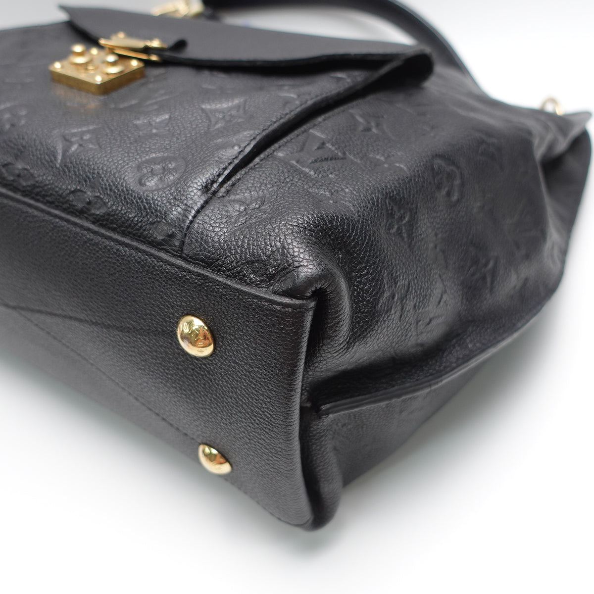 Pre-Owned Louis Vuitton Metis Black Calfskin Leather Shoulder Bag T10432921