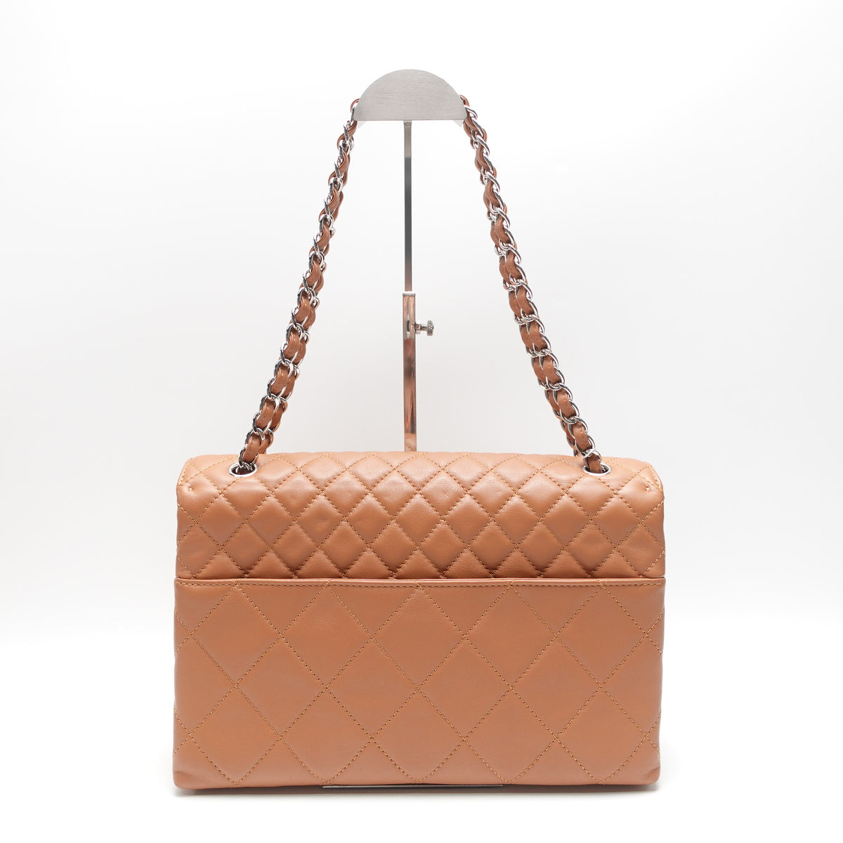 Chanel In The Business Brown Calfskin Leather Shoulder Bag T10430387