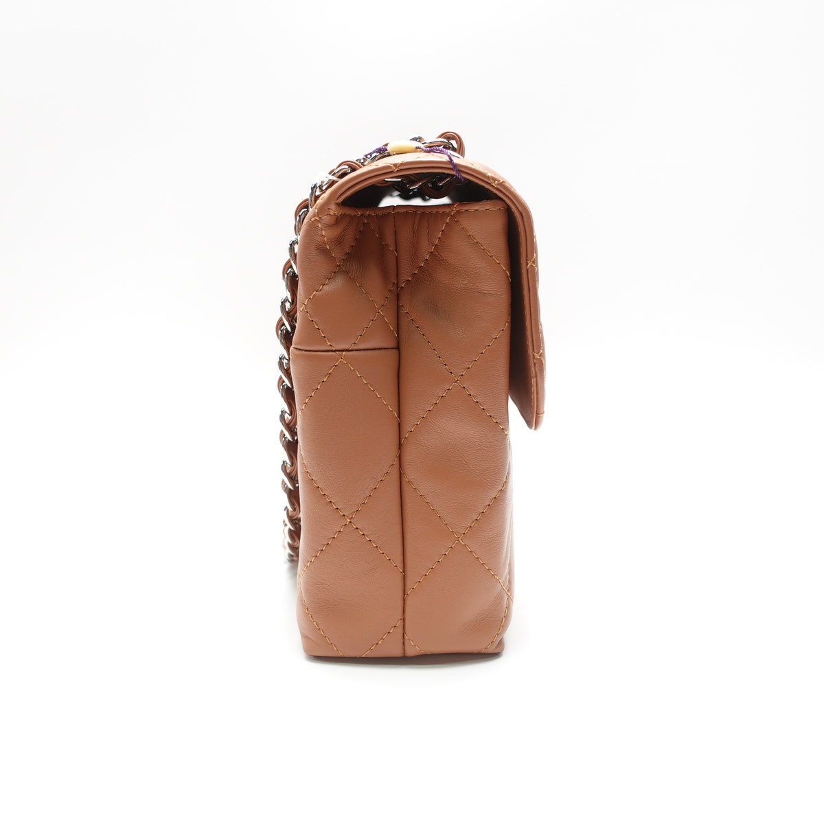 Chanel In The Business Brown Calfskin Leather Shoulder Bag T10430387
