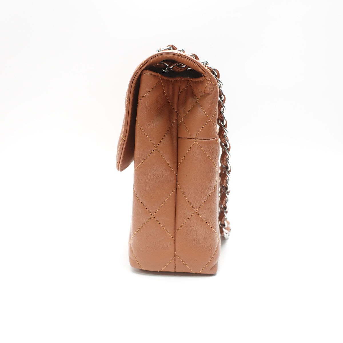 Chanel In The Business Brown Calfskin Leather Shoulder Bag T10430387
