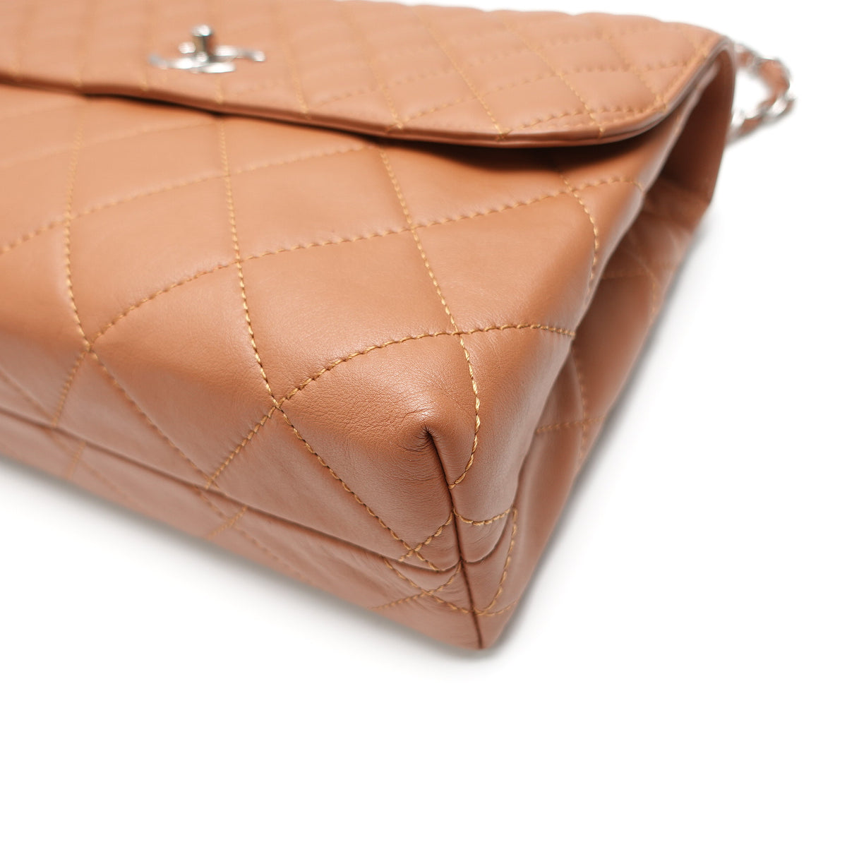 Chanel In The Business Brown Calfskin Leather Shoulder Bag T10430387