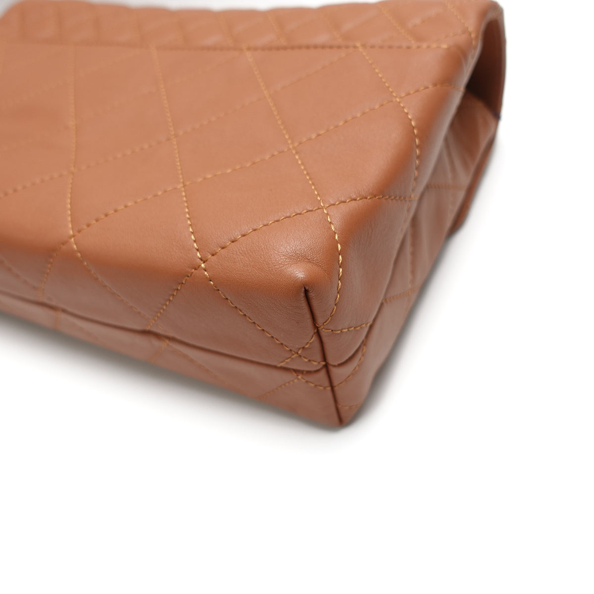 Chanel In The Business Brown Calfskin Leather Shoulder Bag T10430387