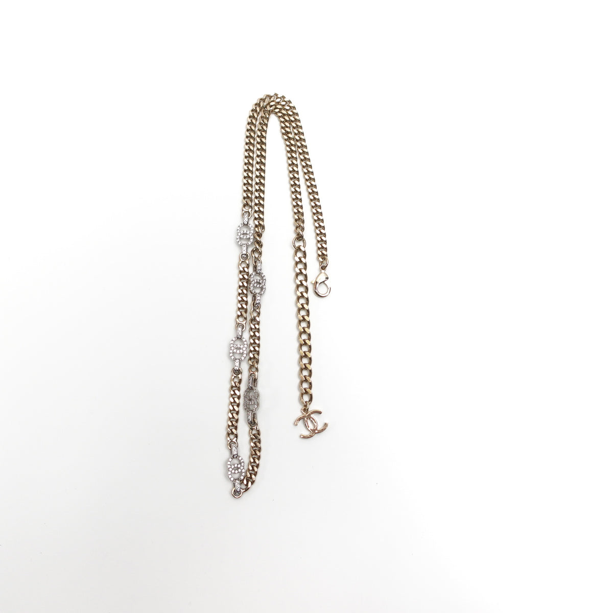 Pre-Owned Chanel Gold Metal Necklace T10432493