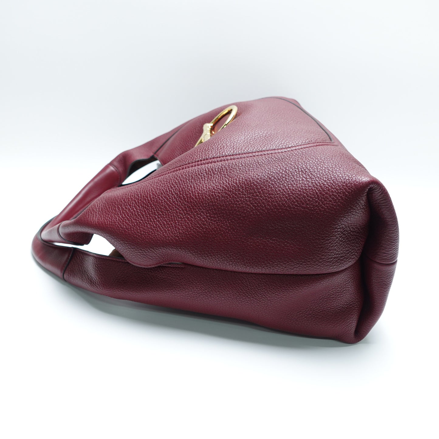 Pre-Owned Gucci Softbit Red Calfskin Leather Tote Bag T10434458