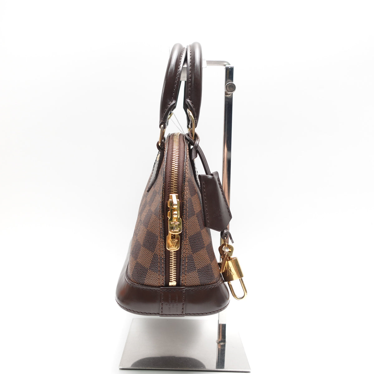 Pre-Owned Louis Vuitton Alma BB Brown Damier Ebene Canvas Shoulder Bag T10434432