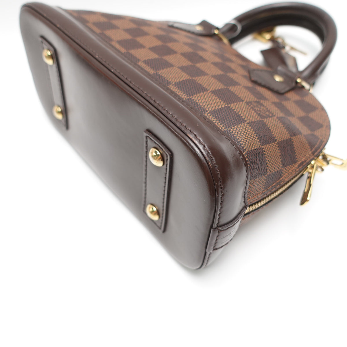 Pre-Owned Louis Vuitton Alma BB Brown Damier Ebene Canvas Shoulder Bag T10434432
