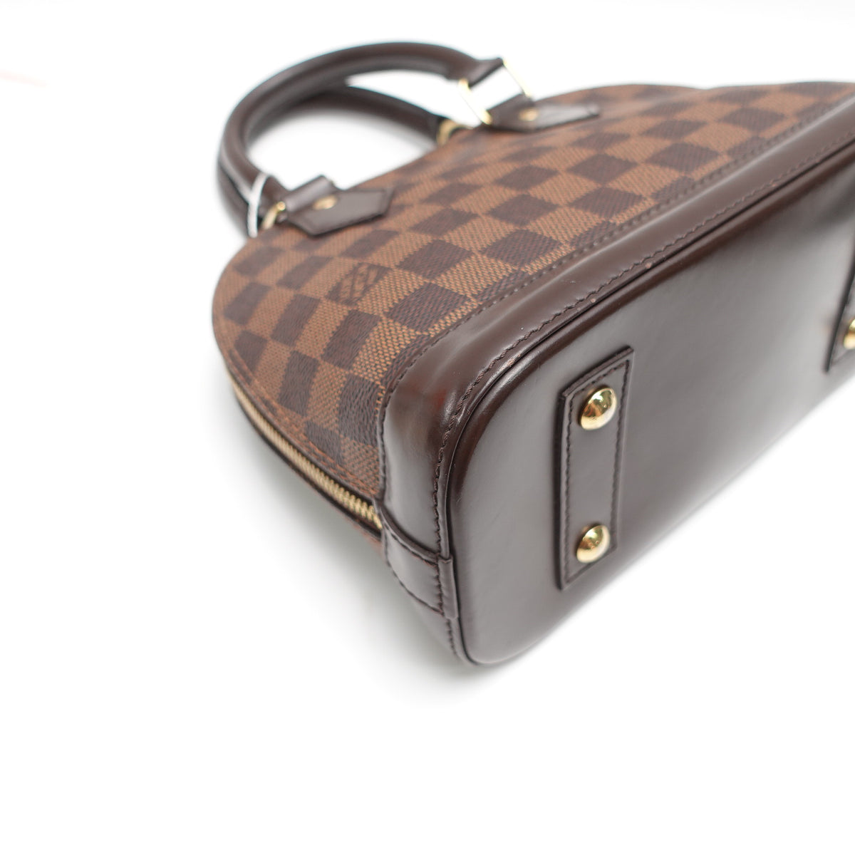 Pre-Owned Louis Vuitton Alma BB Brown Damier Ebene Canvas Shoulder Bag T10434432