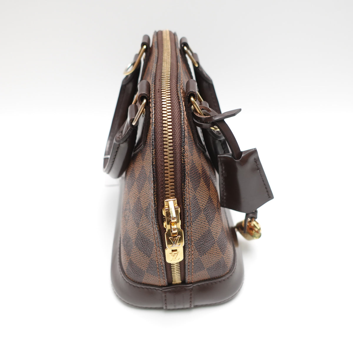 Pre-Owned Louis Vuitton Alma BB Brown Damier Ebene Canvas Shoulder Bag T10434432