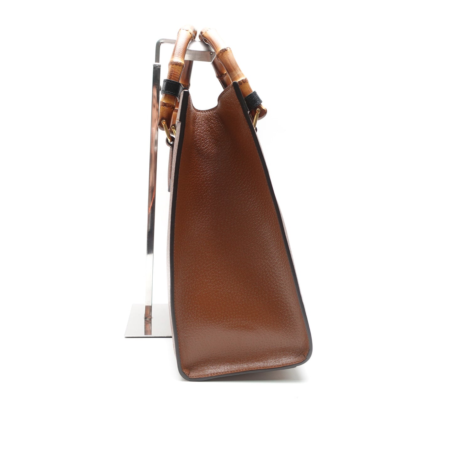 Pre-Owned Gucci Diana Brown Calfskin Leather Shoulder Bag T10431470