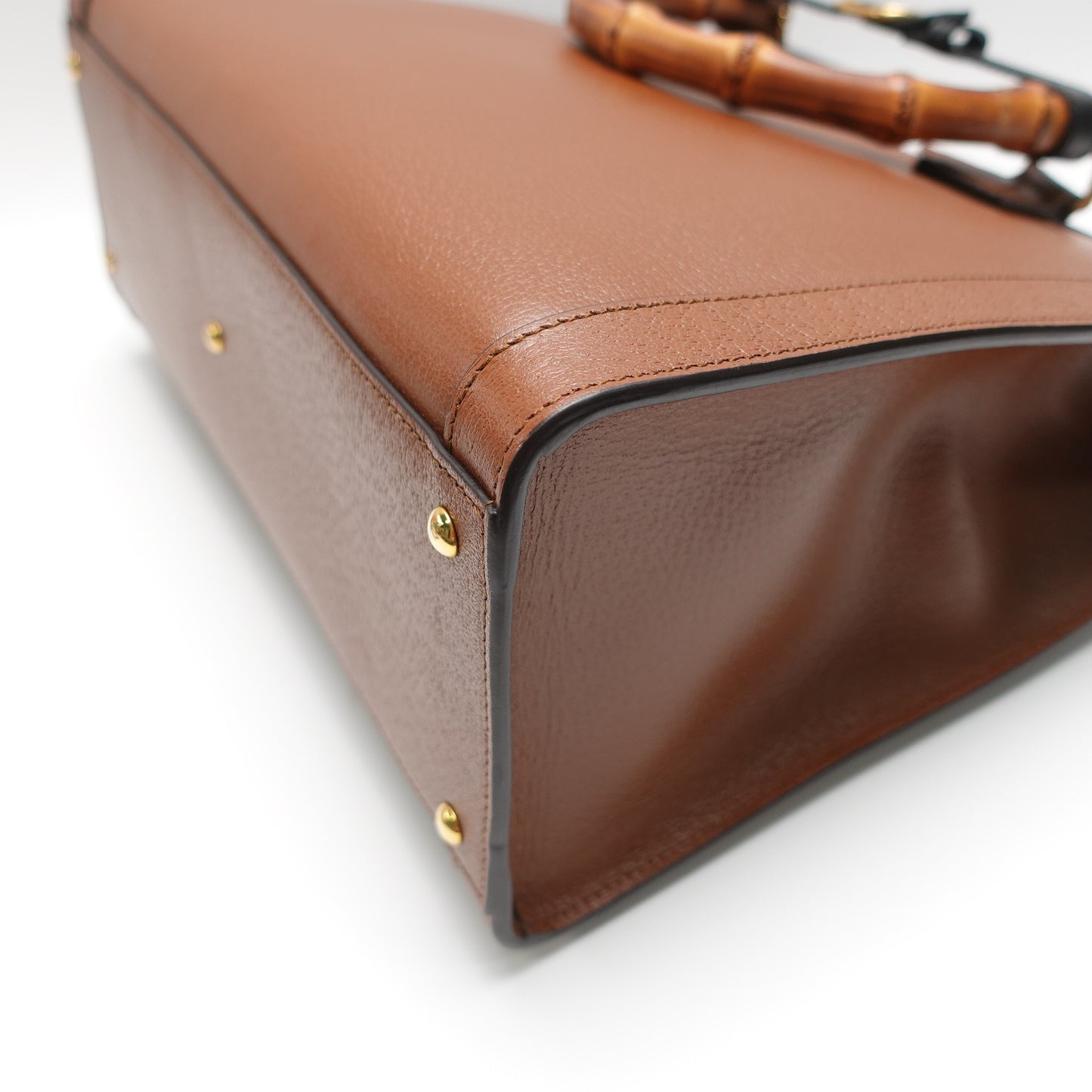 Pre-Owned Gucci Diana Brown Calfskin Leather Shoulder Bag T10431470