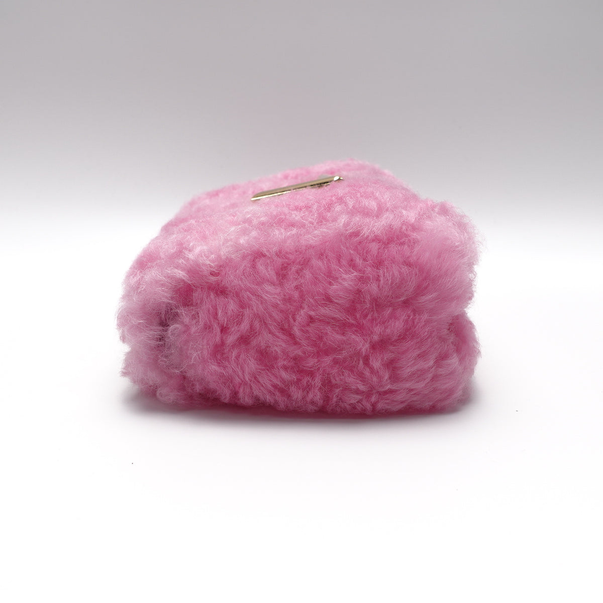 Pre-Owned Louis Vuitton Twist MM Pink Shearling Shoulder Bag T10434955
