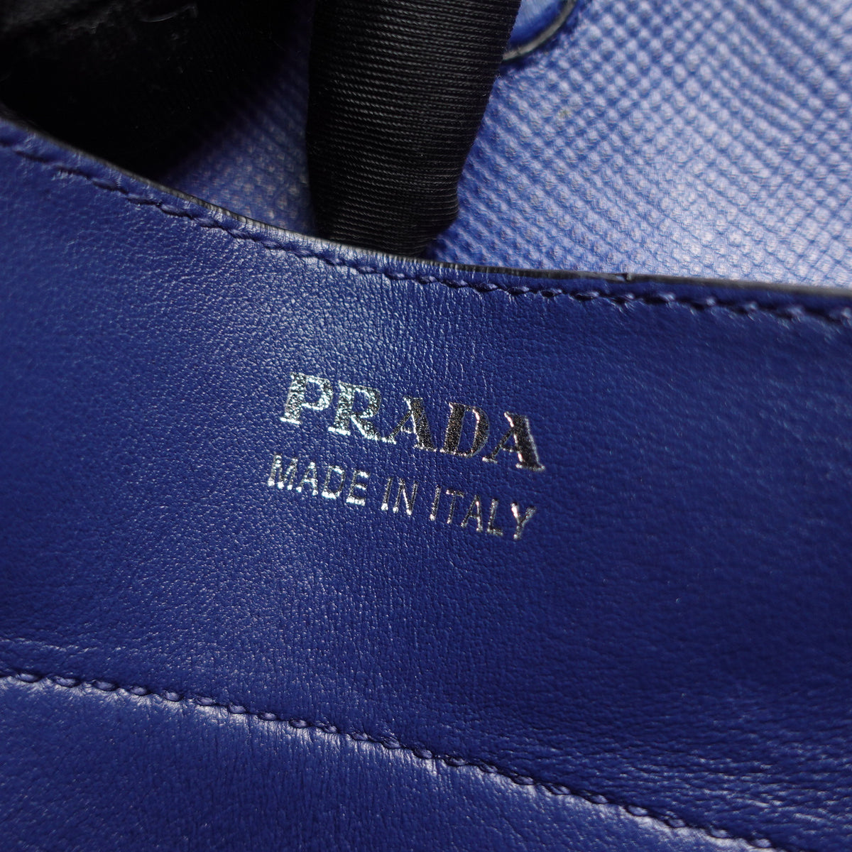 Pre-Owned Prada Double Blue Denim Tote Bag T10436525