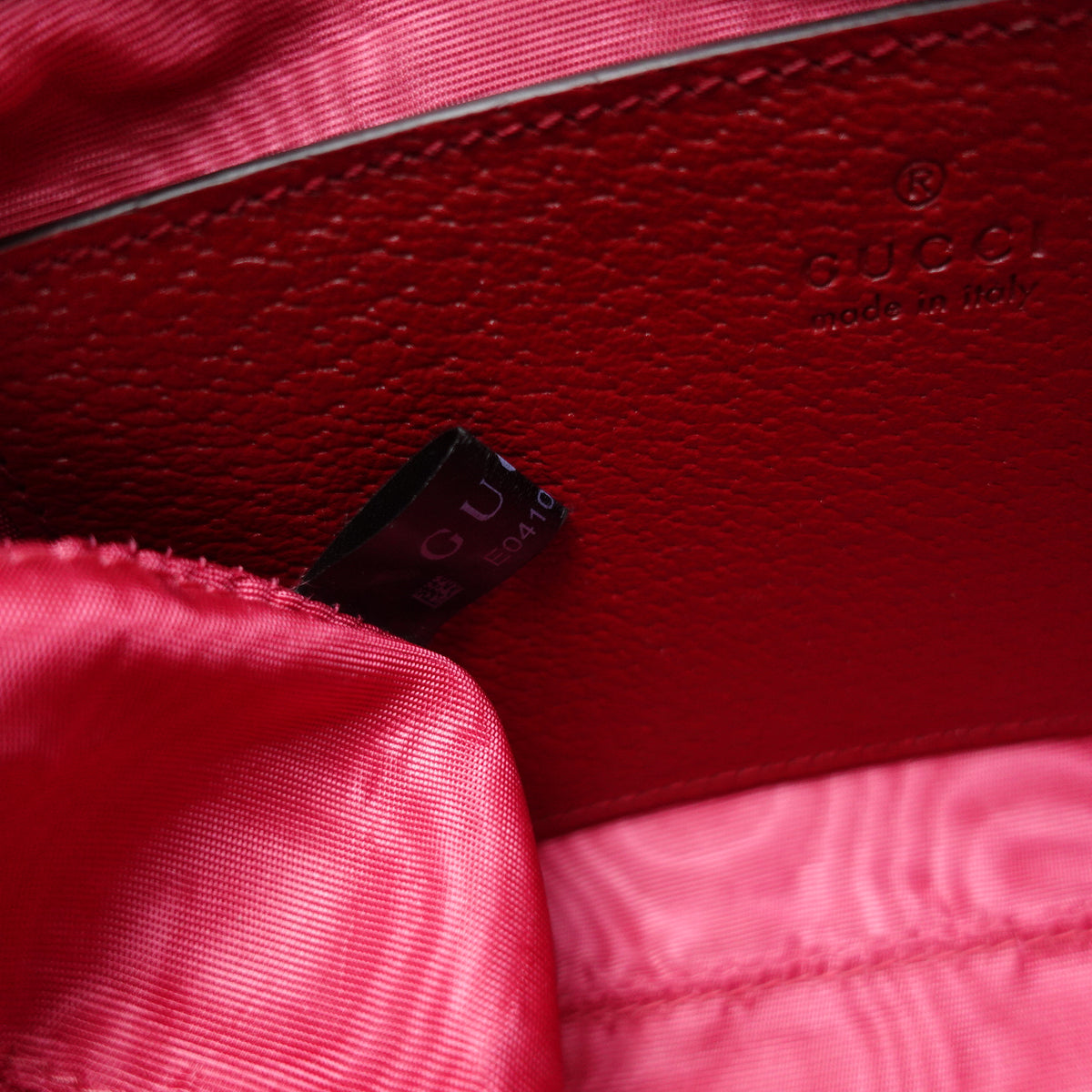 Pre-Owned Gucci Ophidia Small Red Sequin&Calfskin Shoulder Bag T10436961